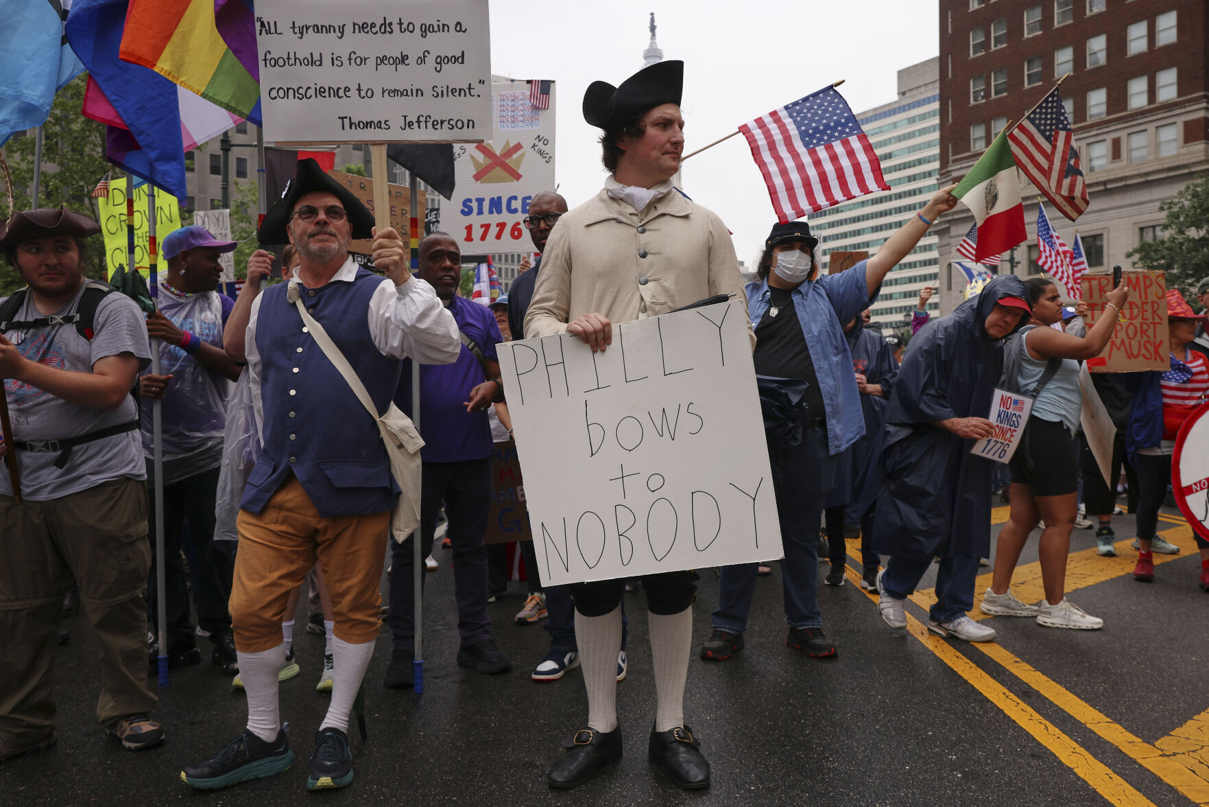 No Kings Protests Philadelphia